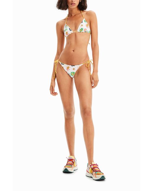 Desigual Metallic Reversible Bikini Bottoms