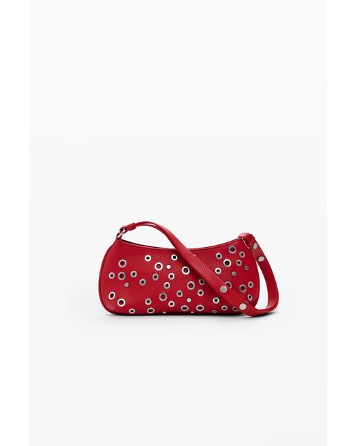 Desigual Red Studded Handbag