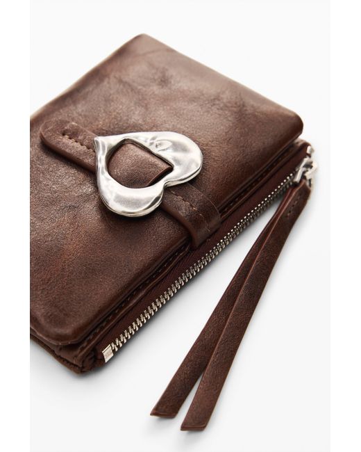 Desigual Brown Medium Wallet, Polyurethane