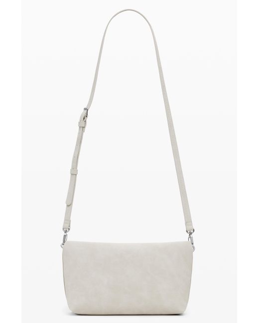 Desigual White Medium 3D Logo Flap Bag