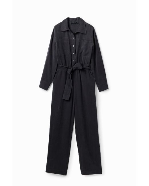 Mono Largo Liso Desigual de color Black