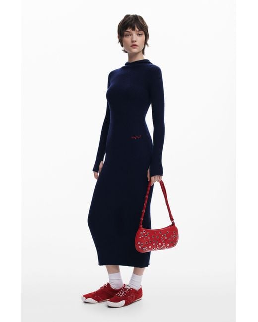 Desigual Red Studded Handbag