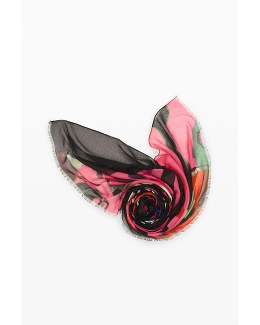 Desigual Multicolor Printed Lacroix Scarf, Polyester
