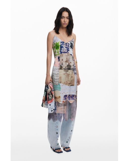 Desigual Blue Collage Dress 2