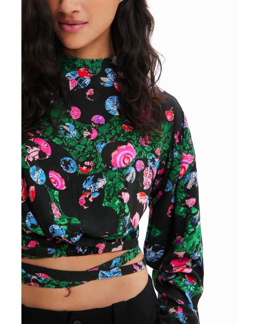 Desigual Blue Blouse