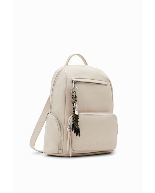 Half sales backpack purse