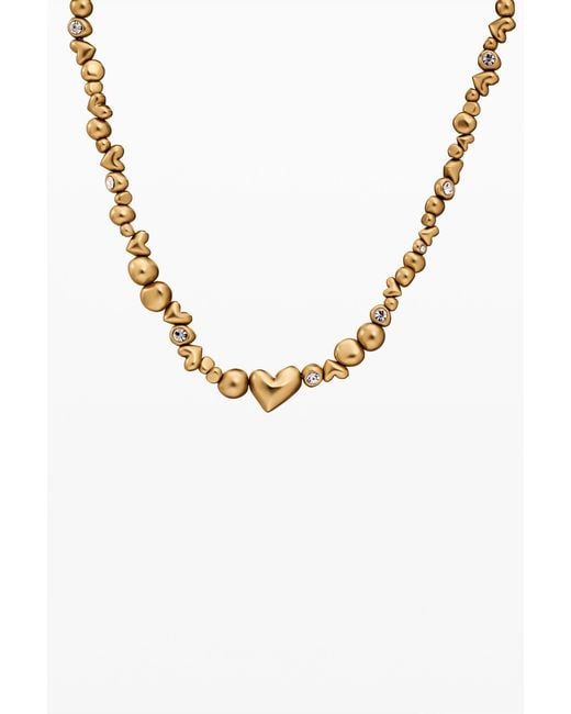 Desigual White Double Diamonds Zalio Pendant