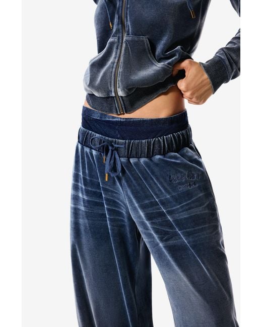 Desigual Blue Masha Popova Knit Trousers