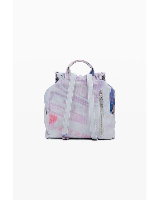 Desigual Multicolor Small Collage Backpack, Cotton