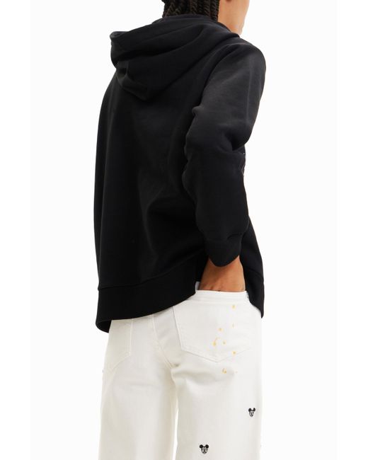 Sudadera Mickey Mouse Splatter Desigual de color Black
