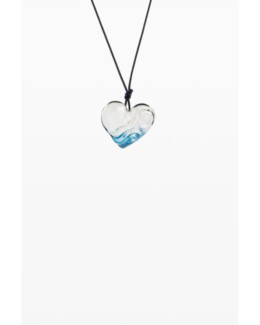 Desigual Blue Zalio Heart Necklace