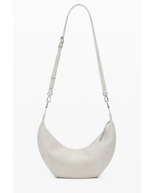 Desigual White Medium 3D Logo Crossbody Bag, Polyurethane
