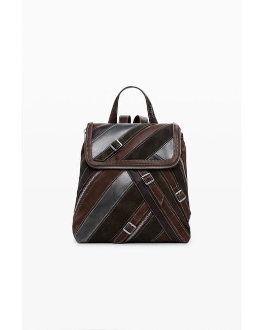 Desigual Black Small Backpack With Straps And Zippers