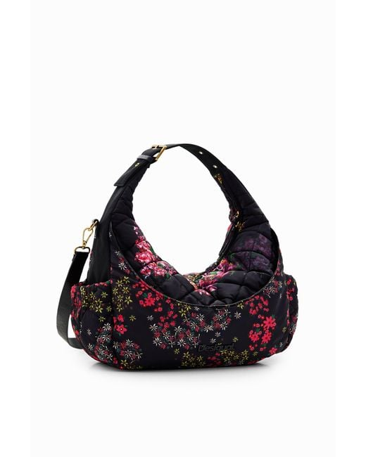 Desigual Black Large Padded Bag, Polyester
