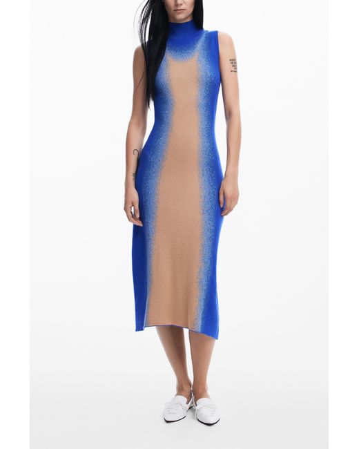 Desigual Blue Maitrepierre Gradient Dress