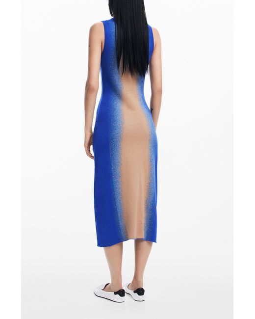 Desigual Blue Maitrepierre Gradient Dress