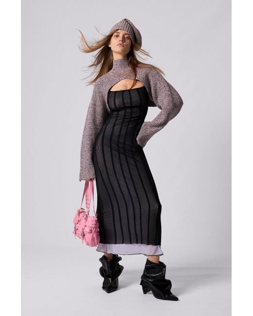 Desigual White Pack Sweater And Knit Hat
