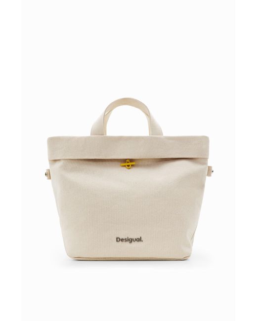 Desigual Natural L Reversible Tote Bag