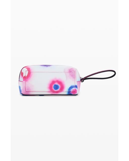Desigual Red Medium Elongated Wallet With Stitching