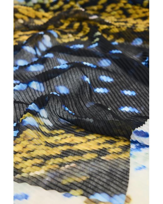 Desigual Blue Printed Rectangular Scarf, Polyester