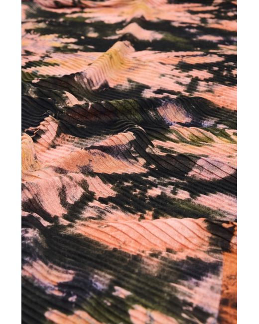 Desigual Black Printed Flower Scarf, Polyester