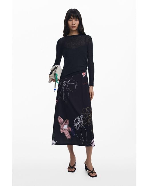 Robe 2 En 1 À Motifs Desigual en coloris Blue