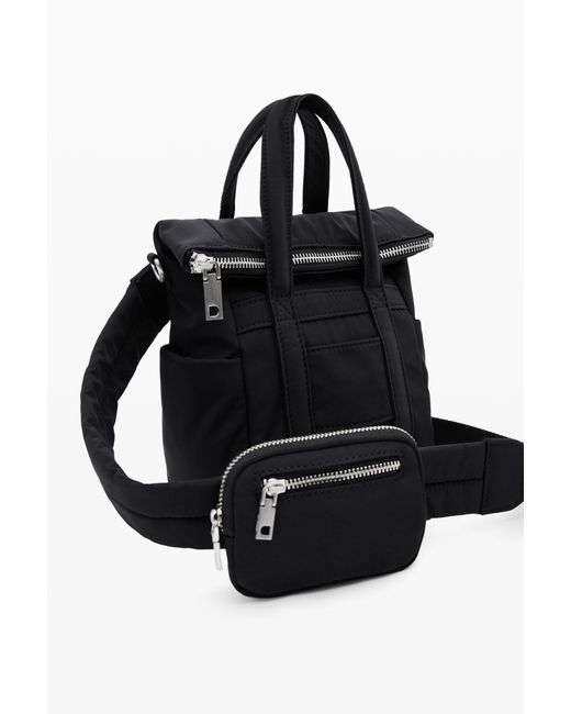 Desigual Black Multi-Position Nylon Backpack, Polyamide