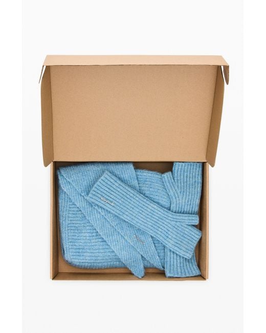 Desigual Blue Pack Balaclava Mittens