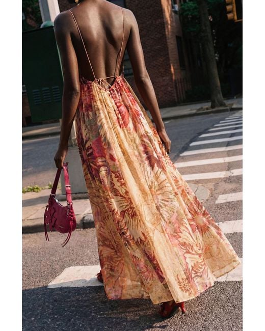 Desigual Black Printed Long Dress, Polyester