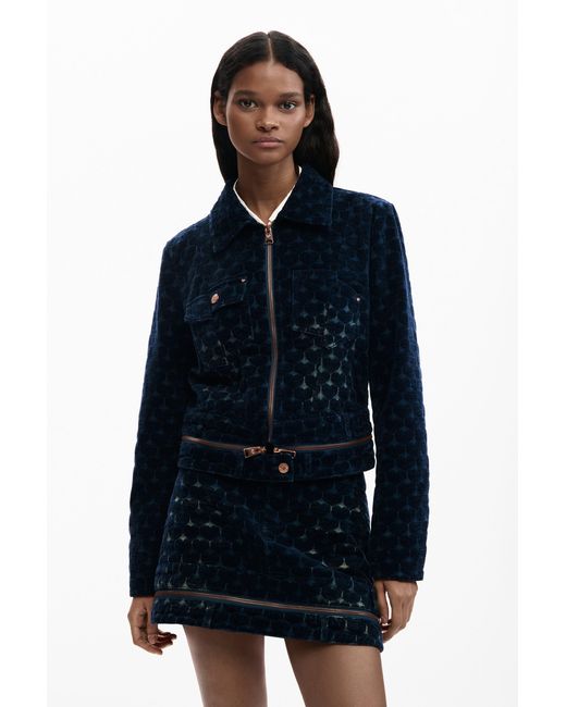 Desigual Blue Denim Jacket