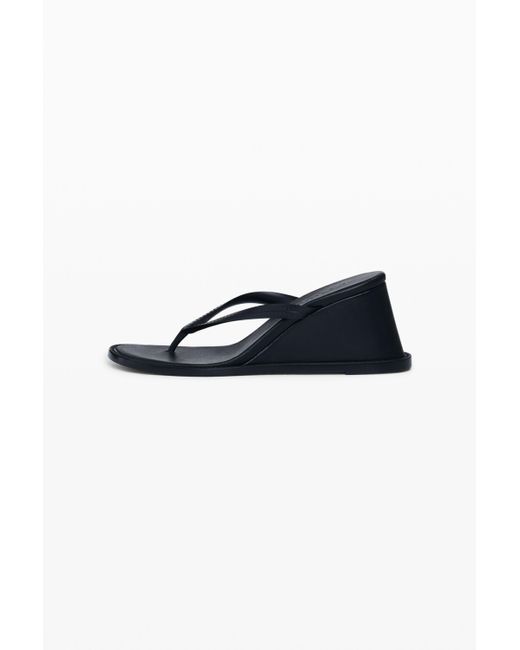 Sandalia Cuña Botter, Piel, Negro Desigual de color Blue