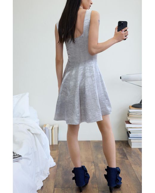 Desigual Blue Panel Short Dress