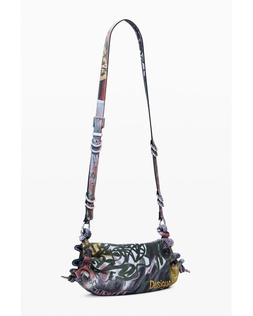 Borsa Stampata Arty, Donna, Poliuretano di Desigual in White