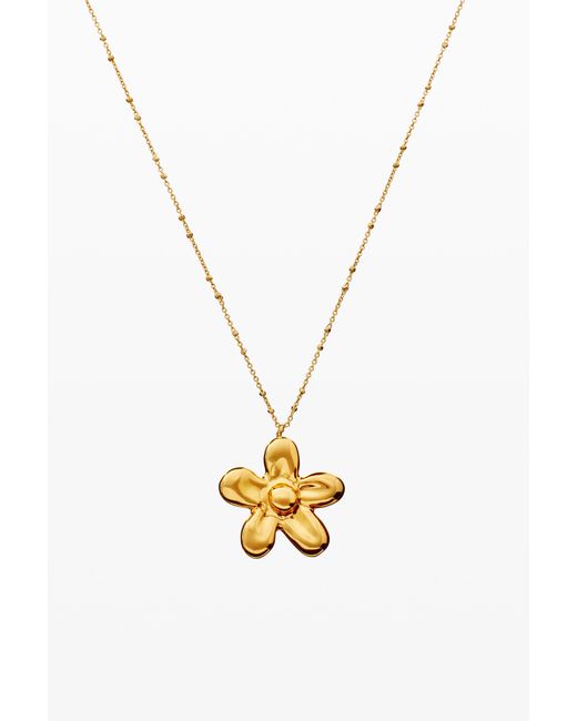 Desigual Metallic Small Flower Zalio Pendant