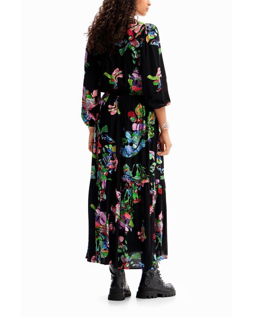 Desigual Black Shirt Dress.C.Lacroix, Viscose