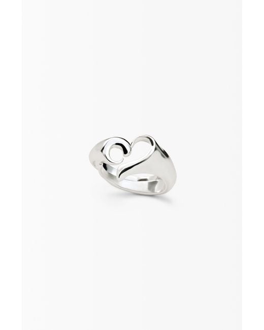 Desigual Black Heart Ring Zalio