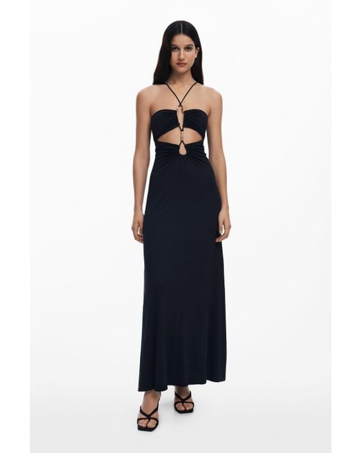Desigual Blue Cutout-Kleid