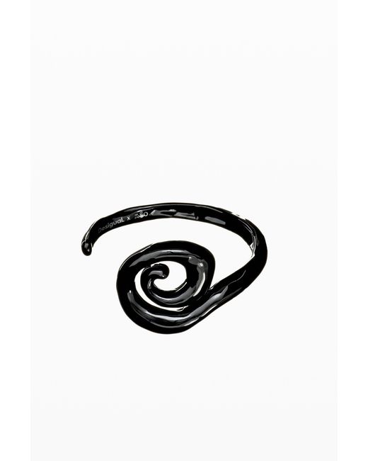 Desigual Black Bracelet Corazón Zalio