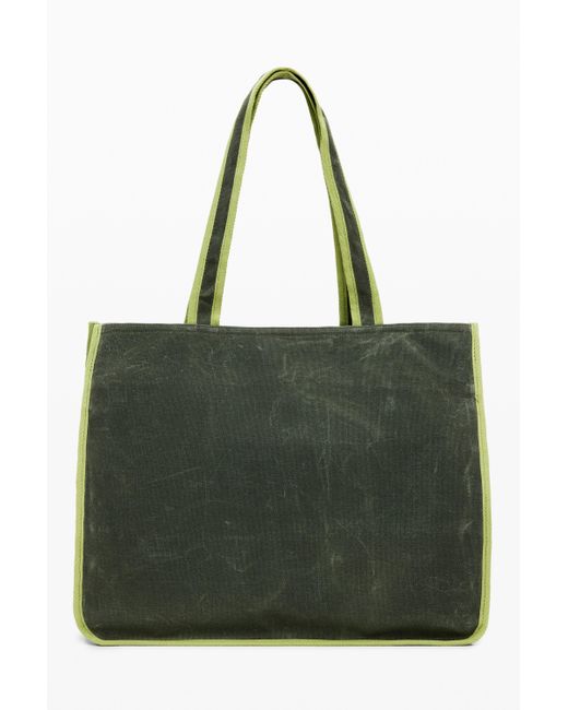 Desigual Green Shopper Bag With Large Pocket