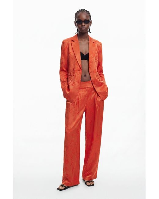 Desigual Embroidered Plain Long Pants