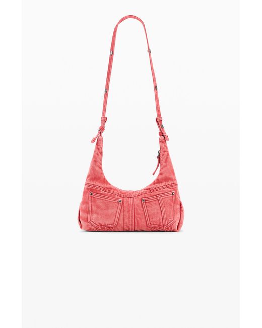 Desigual Red Medium Denim Shoulder Bag, Cotton