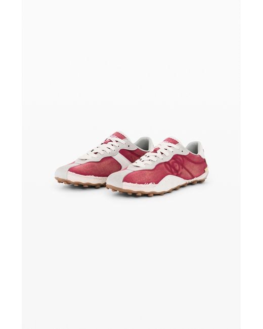Desigual Red Retro Sports Sneakers