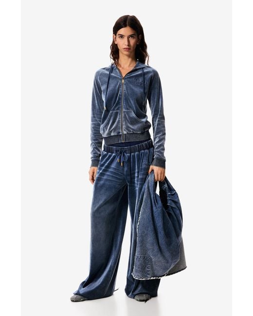 Desigual Blue Sweatshirt Masha Popova