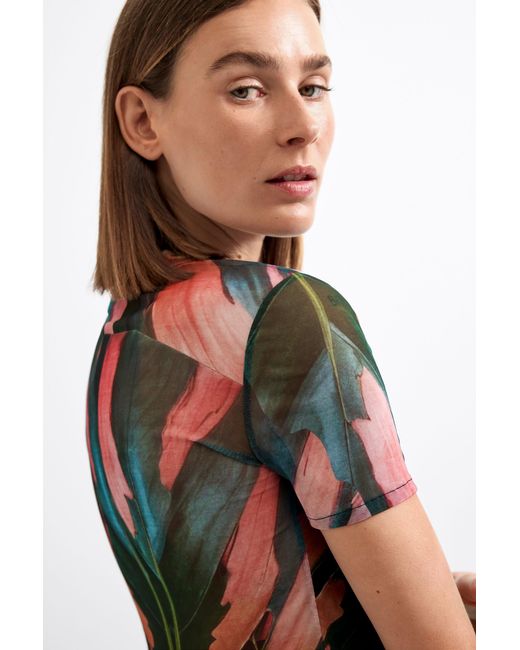 Desigual Black T-Shirt Designed By Mr. Christian Lacroix, Polyester