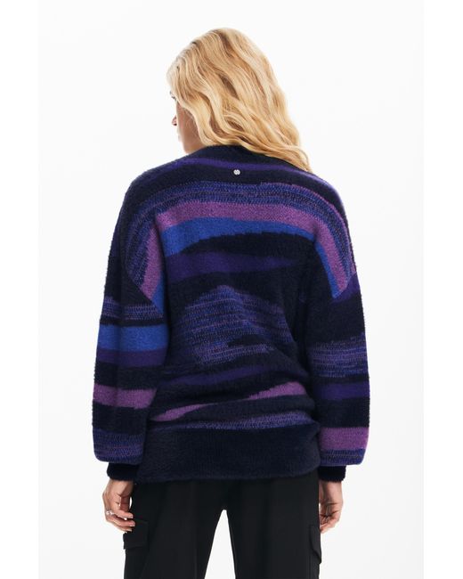 Desigual Blue Knit Sweater