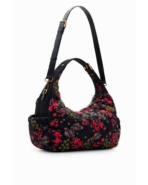 Desigual Black Large Padded Bag, Polyester