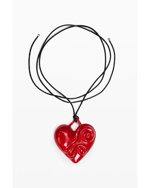 Desigual Red Heart Zalio Necklace