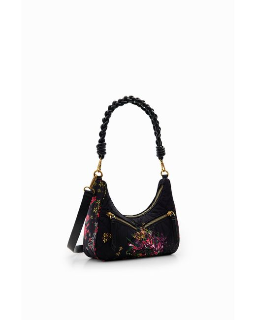 Desigual Black Small Padded Bag, Polyester