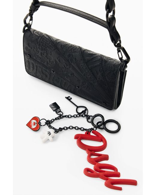 Desigual Black Large Disney Wallet, Polyurethane