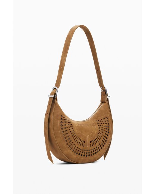 Desigual White Medium Perforated Bag